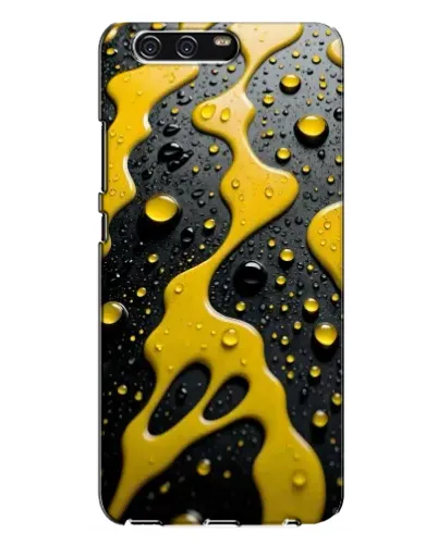 Чехол для Huawei P10 Plus (VKY) с картинкой «Жидкое желтое золото»