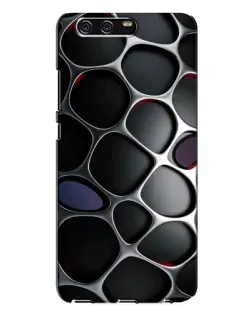 Чехол для Huawei P10 Plus (VKY) с картинкой «Объемная темная решетка»