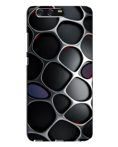 Чехол для Huawei P10 Plus (VKY) с картинкой «Объемная темная решетка»