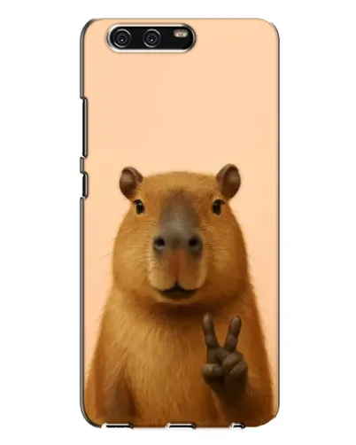 Чехол для Huawei P10 Plus (VKY) с картинкой «Капибара виктория»
