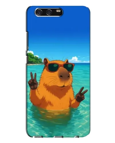 Чехол для Huawei P10 Plus (VKY) с картинкой «Морская капибара»