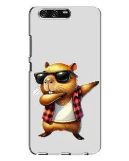 Чехол для Huawei P10 Plus (VKY) с картинкой «Капибара рэпер даб»