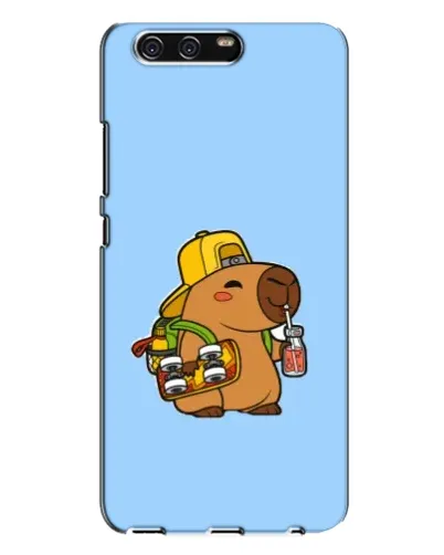 Чехол для Huawei P10 Plus (VKY) с картинкой «Капибара на скейте»
