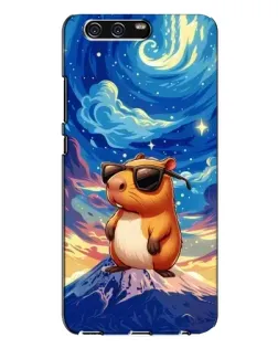 Чехол для Huawei P10 Plus (VKY) с картинкой «Капибара Ван Гога»