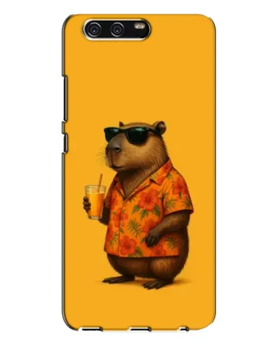 Чехол для Huawei P10 Plus (VKY) с картинкой «Капибара на отдыхе»