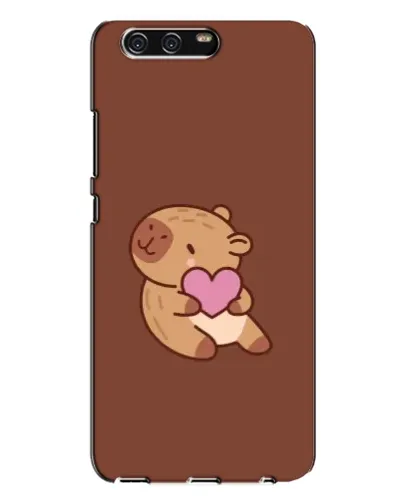 Чехол для Huawei P10 Plus (VKY) с картинкой «Капибара с сердцем»