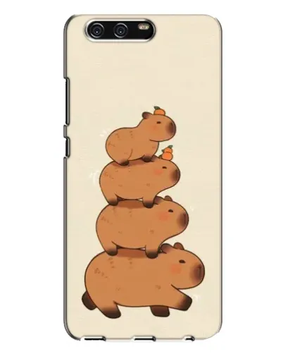 Чехол для Huawei P10 Plus (VKY) с картинкой «Башня из капибар»