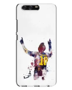 Чехол для Huawei P10 Plus (VKY) с картинкой «Акварельный Месси Барселона»