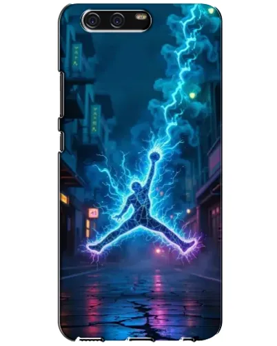 Чехол для Huawei P10 (VTR) с картинкой «Jordan Gold Jumpman»