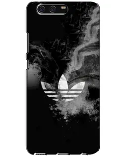 Чехол для Huawei P10 (VTR) с картинкой «Абстрактный дым Adidas»