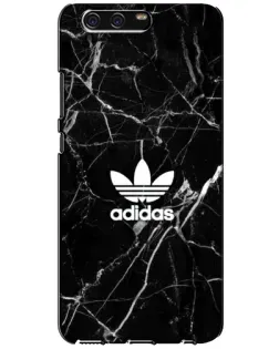 Чехол для Huawei P10 (VTR) с картинкой «Белый мрамор Adidas»