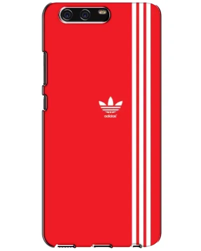 Чехол для Huawei P10 (VTR) с картинкой «Красный минимализм Adidas»