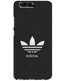 Чехол для Huawei P10 (VTR) с картинкой «Adidas Карбоновая текстура»