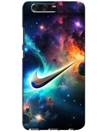 Чохол для Huawei P10 (VTR) з картинкою «Космічний Nike Swoosh»