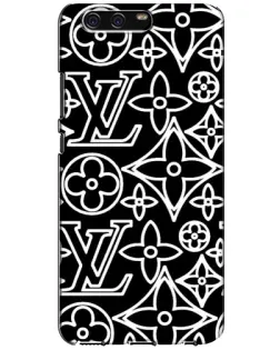 Чехол для Huawei P10 (VTR) с картинкой «Черно-белый узор LV» Чехол для Huawei P10 (VTR) с картинкой «Черно-белый узор LV»
