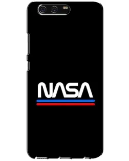 Чехол для Huawei P10 (VTR) с картинкой «NASA — классика Red Blue» Чехол для Huawei P10 (VTR) с картинкой «NASA — классика Red Blue»