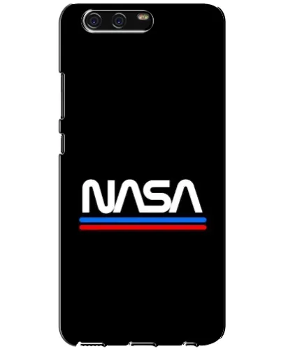 Чехол для Huawei P10 (VTR) с картинкой «NASA — классика Red Blue»