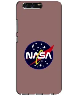 Чехол для Huawei P10 (VTR) с картинкой «NASA — ретро космос»
