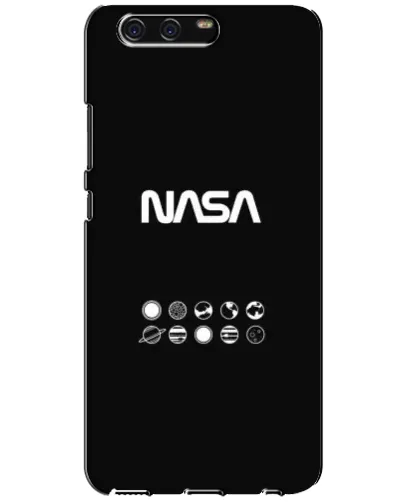 Чехол для Huawei P10 (VTR) с картинкой «NASA — технический принт»