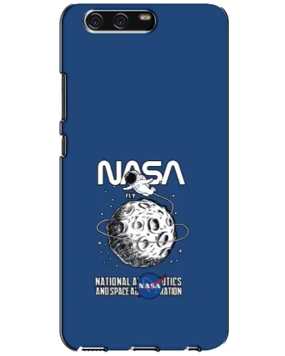 Чехол для Huawei P10 (VTR) с картинкой «NASA — лунная миссия»