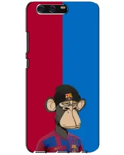 Чохол для Huawei P10 (VTR) з картинкою «Bored Ape — фанат Барси»