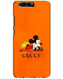 Чехол для Huawei P10 (VTR) с картинкой «Микки Маус Gucci — оранж»