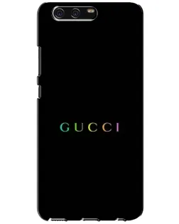 Чехол для Huawei P10 (VTR) с картинкой «Gucci — неоновый минимализм»