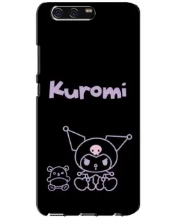 Чехол для Huawei P10 (VTR) с картинкой «Kuromi — черный минимализм» Чехол для Huawei P10 (VTR) с картинкой «Kuromi — черный минимализм»
