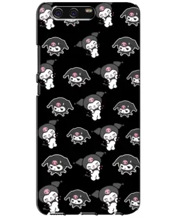Чехол для Huawei P10 (VTR) с картинкой «Черный паттерн Kuromi» Чехол для Huawei P10 (VTR) с картинкой «Черный паттерн Kuromi»