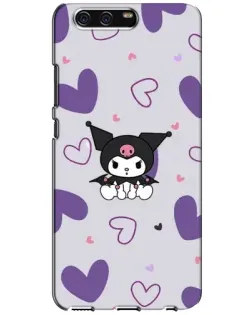 Чехол для Huawei P10 (VTR) с картинкой «Kuromi и лавандовые сердца» Чехол для Huawei P10 (VTR) с картинкой «Kuromi и лавандовые сердца»