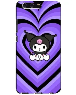Чехол для Huawei P10 (VTR) с картинкой «Kuromi и фиолетовые сердца» Чехол для Huawei P10 (VTR) с картинкой «Kuromi и фиолетовые сердца»