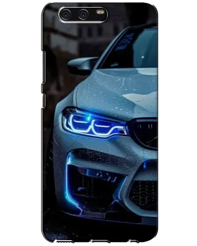 Чохол для Huawei P10 (VTR) з картинкою «Погляд BMW з синіми фарами»