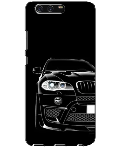 Чохол для Huawei P10 (VTR) з картинкою «Темний силует BMW»
