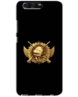 Чохол для Huawei P10 (VTR) з картинкою «PUBG — помаранчевий градієнт»