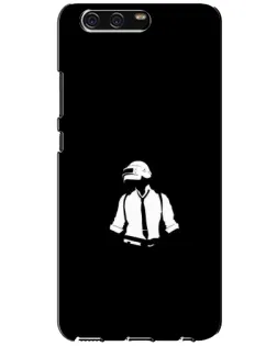 Чохол для Huawei P10 (VTR) з картинкою «PUBG — білий шолом»