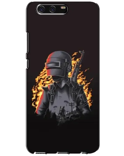 Чохол для Huawei P10 (VTR) з картинкою «PUBG — вогняний силует» Чохол для Huawei P10 (VTR) з картинкою «PUBG — вогняний силует»
