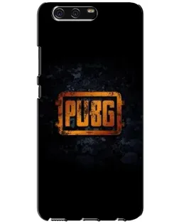Чохол для Huawei P10 (VTR) з картинкою «PUBG — золотий логотип»
