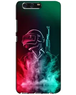 Чохол для Huawei P10 (VTR) з картинкою «PUBG — вогняний воїн»