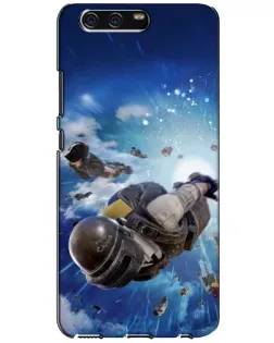 Чохол для Huawei P10 (VTR) з картинкою «Десант PUBG — стрибок»