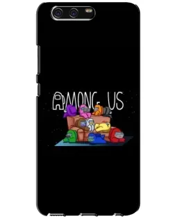 Чохол для Huawei P10 (VTR) з картинкою «Логотип Among Us»