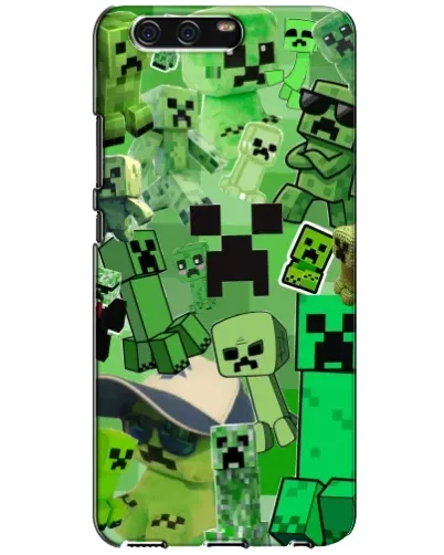 Чохол для Huawei P10 (VTR) з картинкою «Кріпери Minecraft»