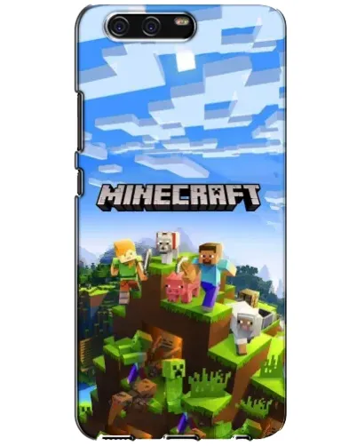 Чохол для Huawei P10 (VTR) з картинкою «Minecraft класичний світ»