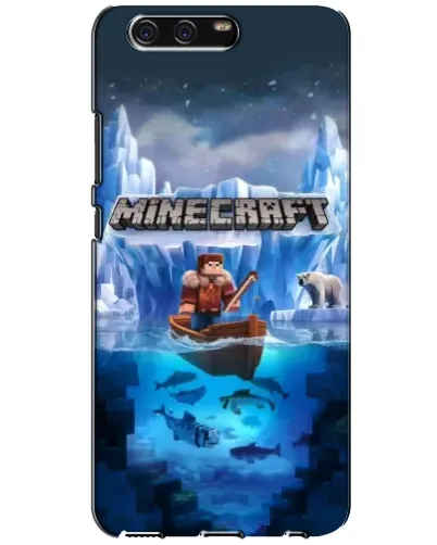 Чохол для Huawei P10 (VTR) з картинкою «Minecraft льодянийсвіт»