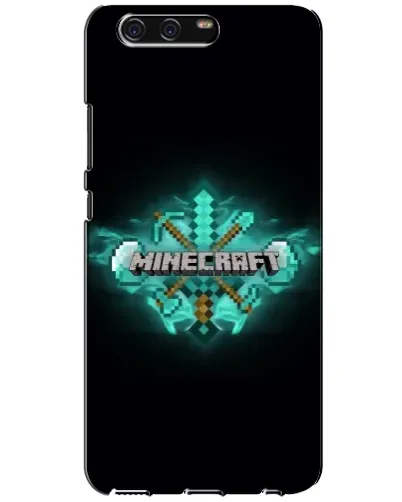 Чохол для Huawei P10 (VTR) з картинкою «Minecraft Diamond лого»