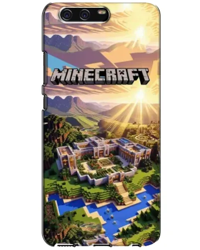 Чохол для Huawei P10 (VTR) з картинкою «Minecraft панорама»