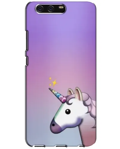 Чехол для Huawei P10 (VTR) с картинкой «Единорог градиент»