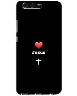 Чохол для Huawei P10 (VTR) з картинкою «Серце - Jesus»