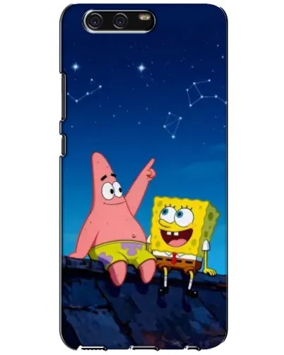 Чехол для Huawei P10 (VTR) с картинкой «Губка Боб и Патрик ночью» Чехол для Huawei P10 (VTR) с картинкой «Губка Боб и Патрик ночью»