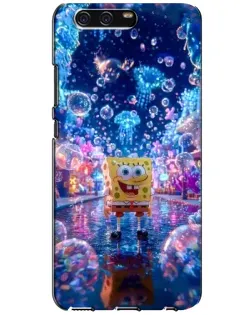 Чехол для Huawei P10 (VTR) с картинкой «Неоновый океан»