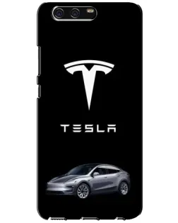Чохол для Huawei P10 (VTR) з картинкою «Tesla Model Y» Чохол для Huawei P10 (VTR) з картинкою «Tesla Model Y»